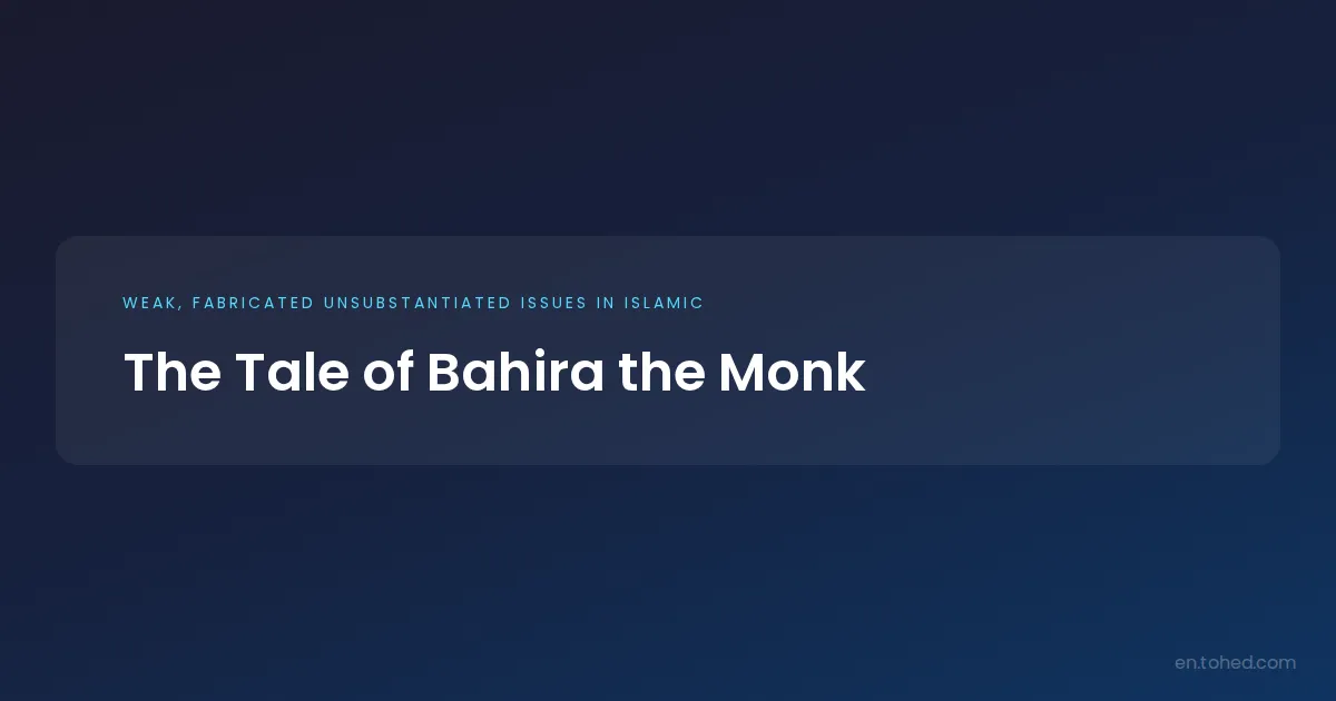 The Tale of Bahira the Monk | Tohed